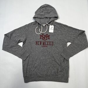 New Mexico Lobos Spellout Hoodie League 91 Heritage Womens Size Large Gray NWT